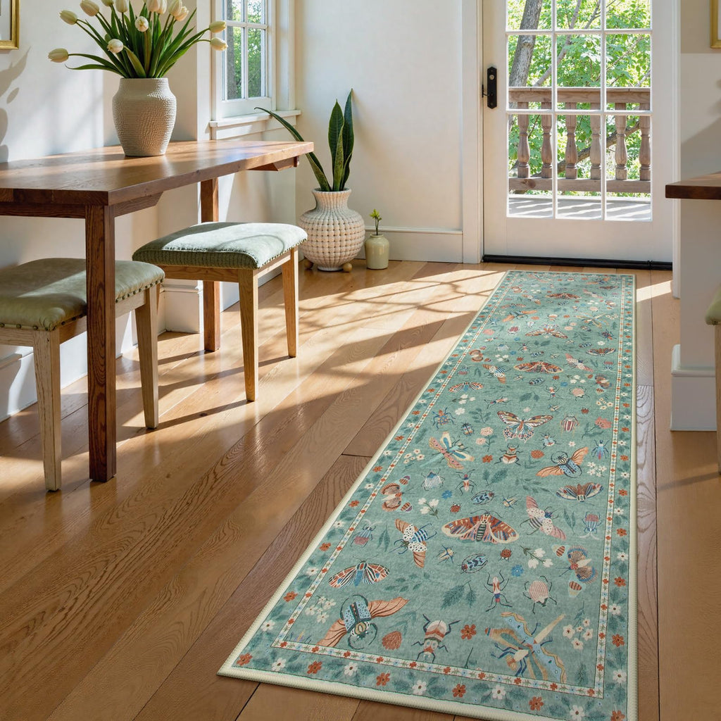 Insect Washable Runner Rug, 2x6 Kitchen Runners s 6 Feet