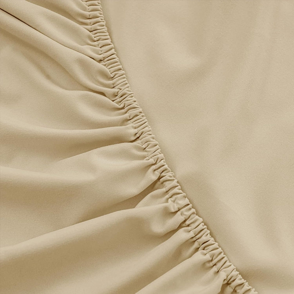 King 4 Piece Sheet Set - Hotel Luxury Bedding for King Bed - Soft and Breathable Bed Sheets Set - Deep Pocket