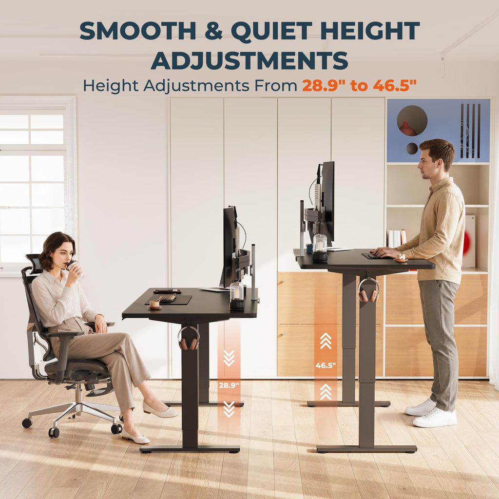 79''x31''Large Standing Desk Electric Adjustable