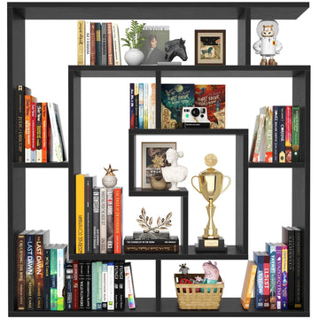 Geometric Wall Mounted Shelf, Freestanding Display Shelves for Collectibles