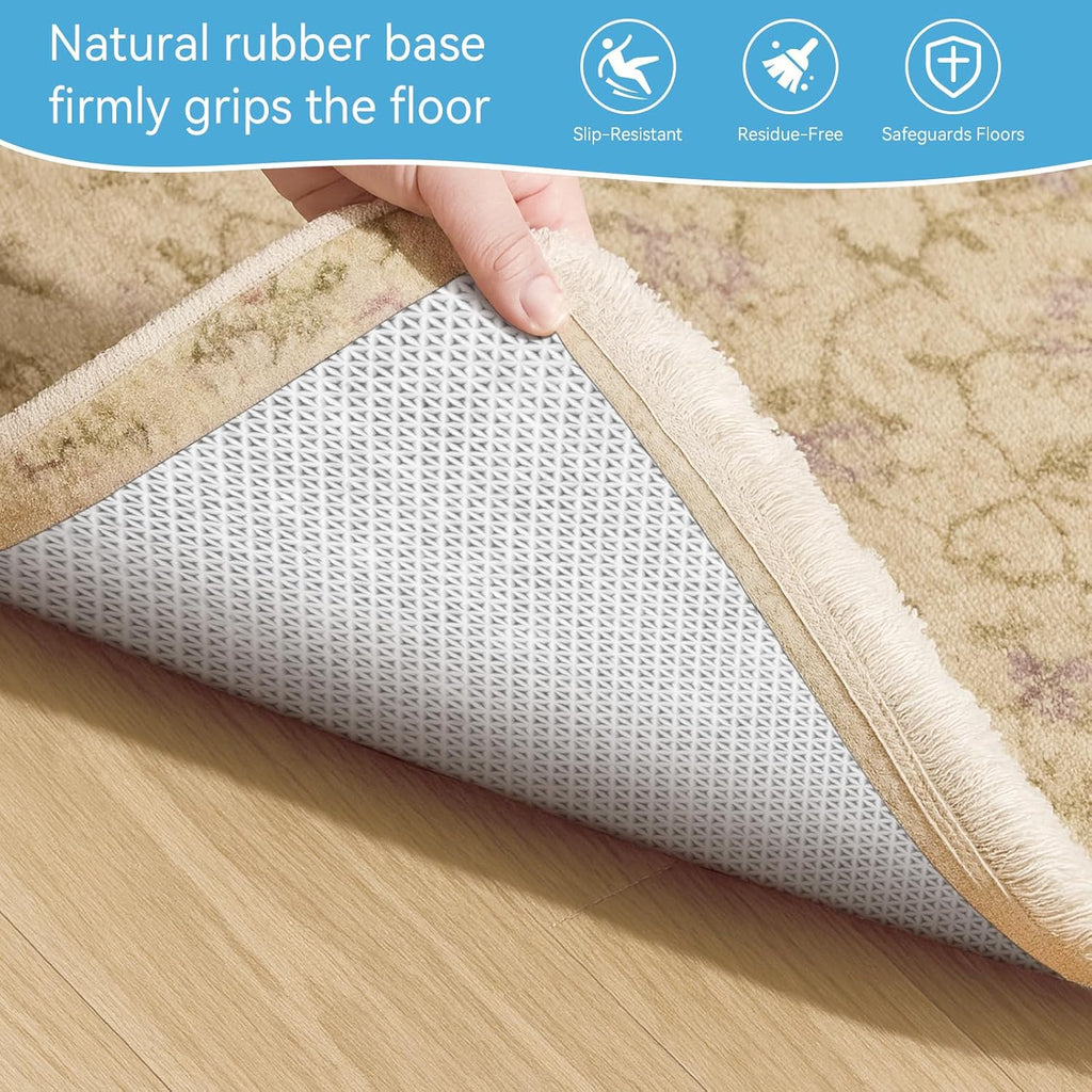 8x10 FT Non Slip Rug Pad,Water-Resistant & Moisture-Proof Felt Rug Pad for Hardwood Floors,1/2" Thick Soft Carpet Pad