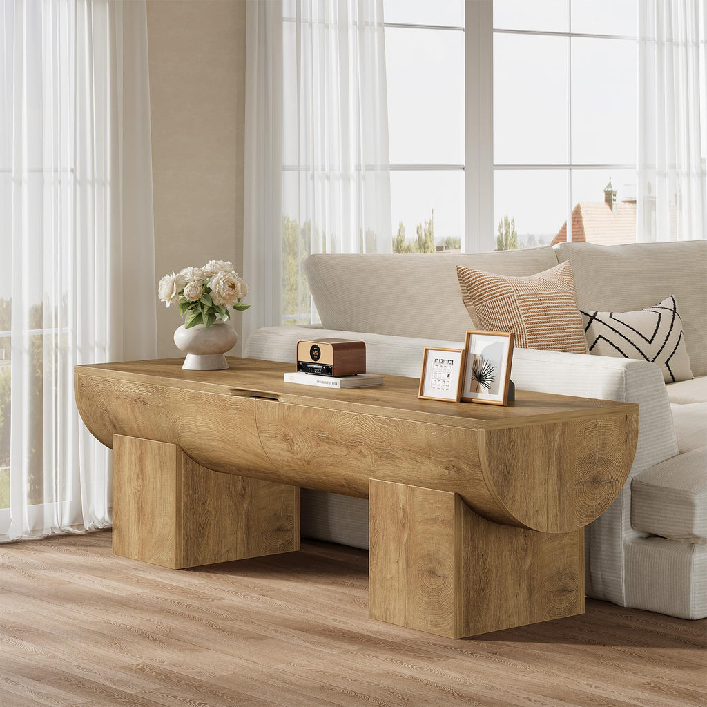 55" Entryway Storage Bench with 2 Safety Hinges, Farmhouse Shoe Bench with Flip-Top Storage, Supports 350 lbs, Easy