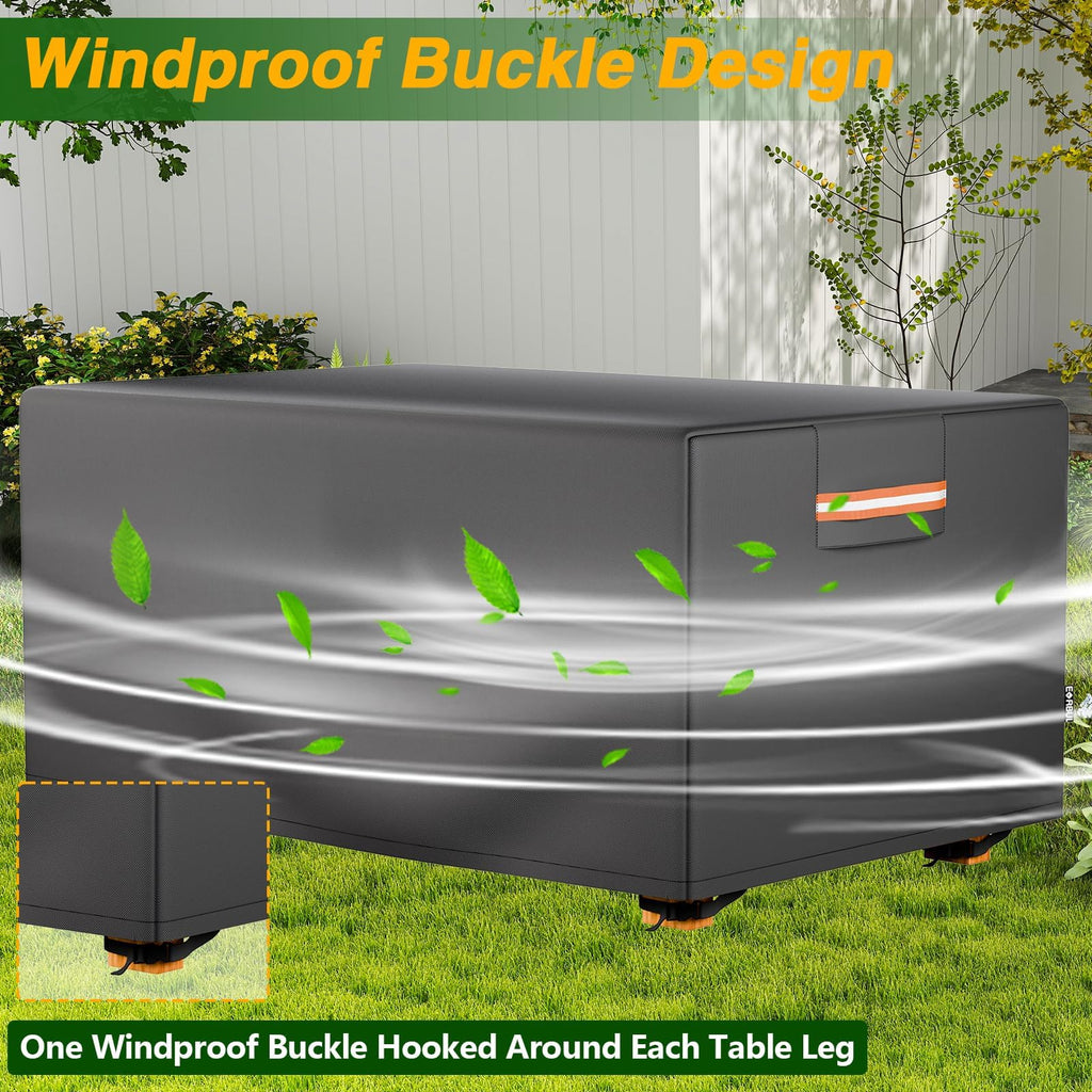 Rectangular Gas Fire Pit Table Cover, 48*28*24 In