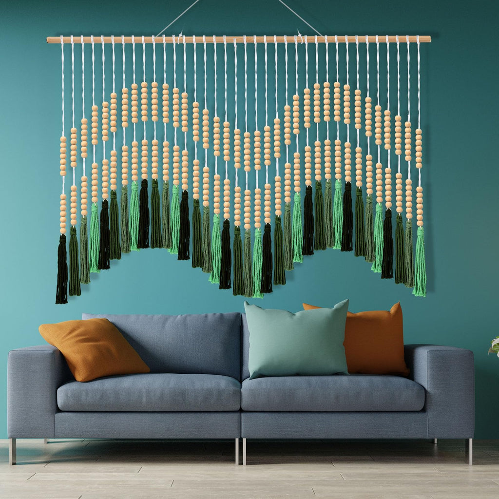 Boho Wall Decor Large Macrame Wall Hanging 59'' W X 42''L, Mixed