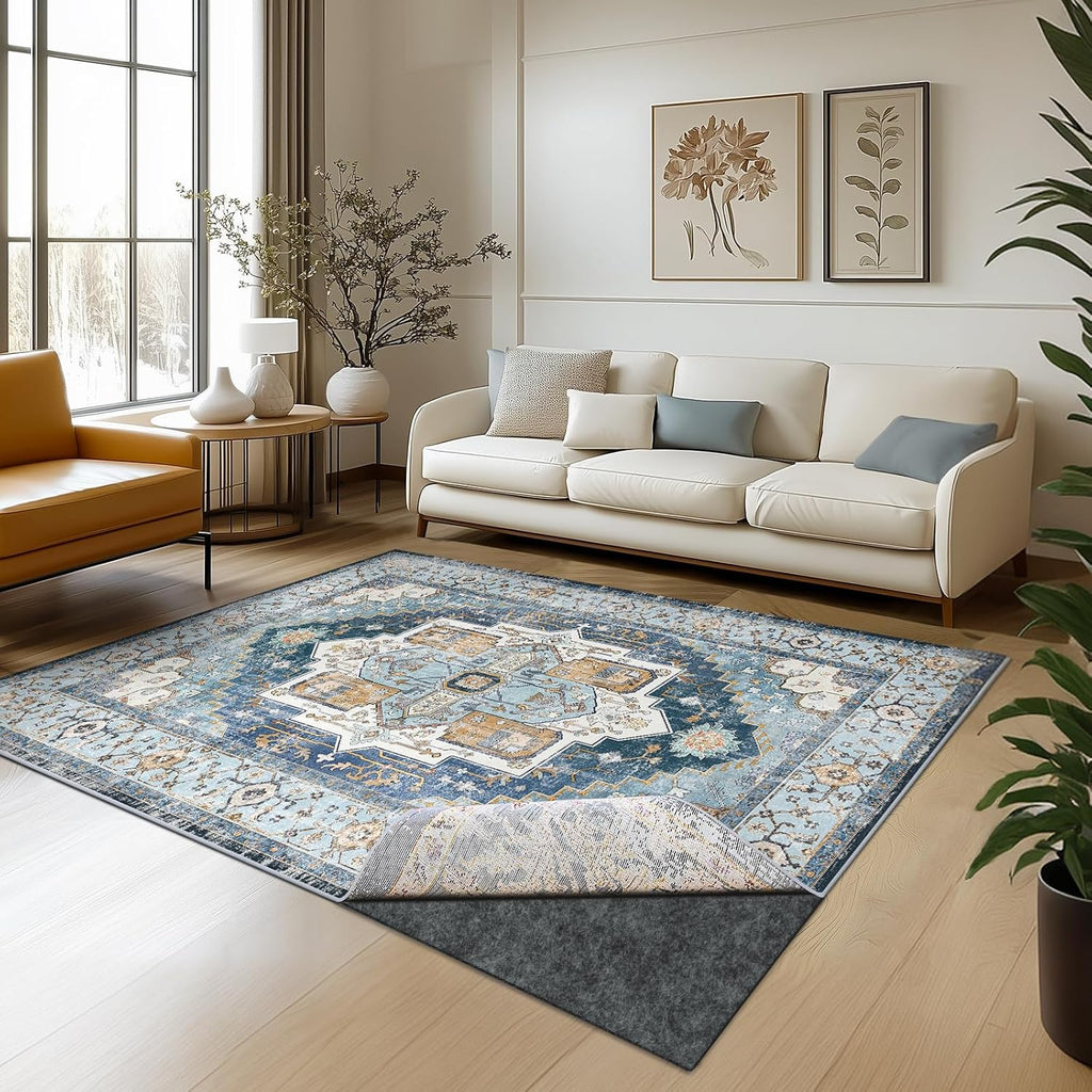 Waterproof Rug Pad, 2x8 ft Area Rug Non-Slip Carpet Pad, Non-Slip Rug Pads for All Floors and Finishes, Felt Pad