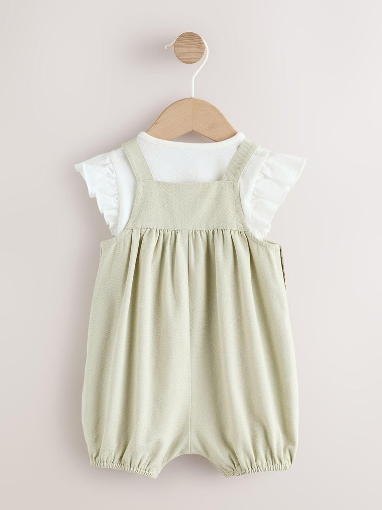 Baby Dungarees and Bodysuits Set 2 Piece