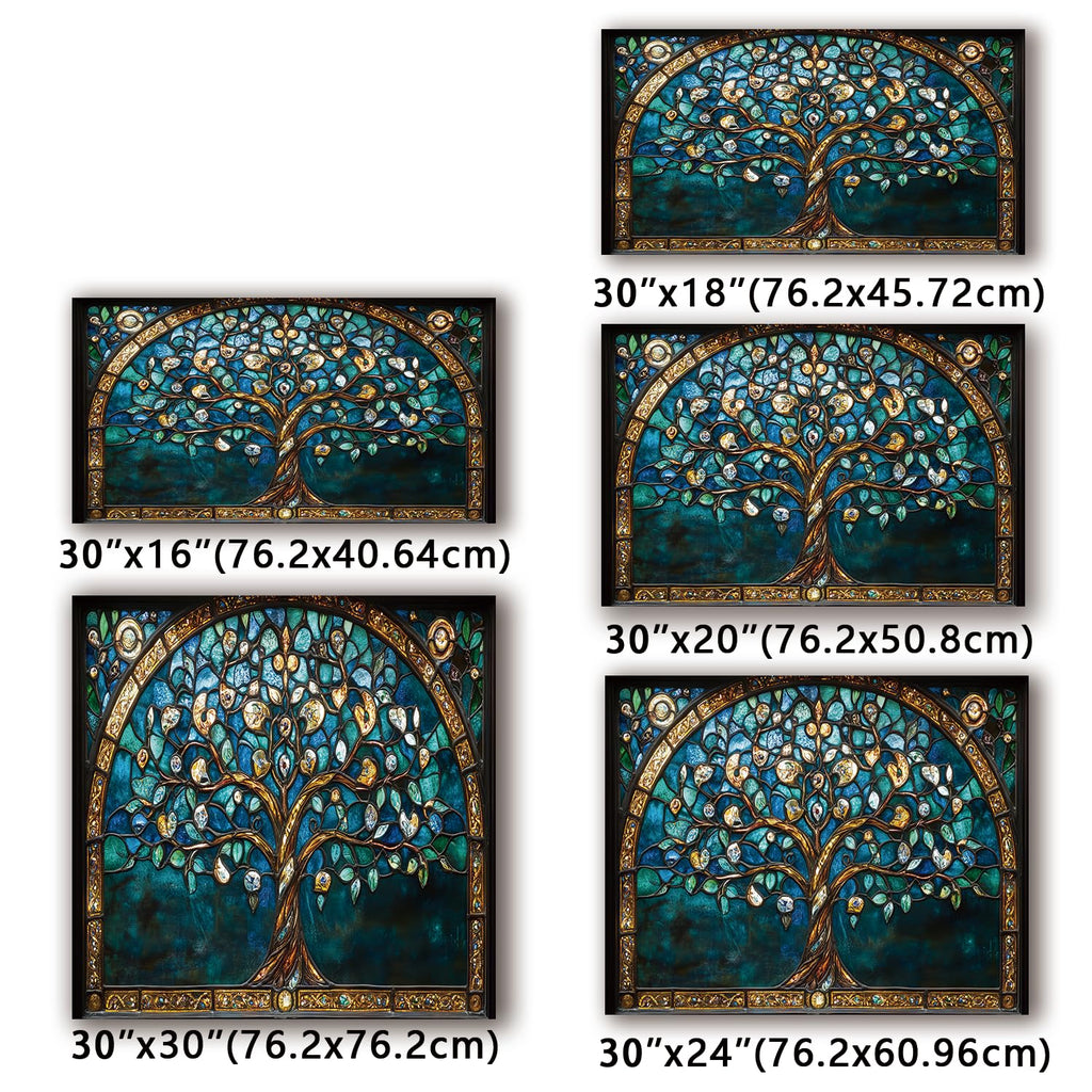Bohemia Pattern Tempered Glass Backsplash 30 x30