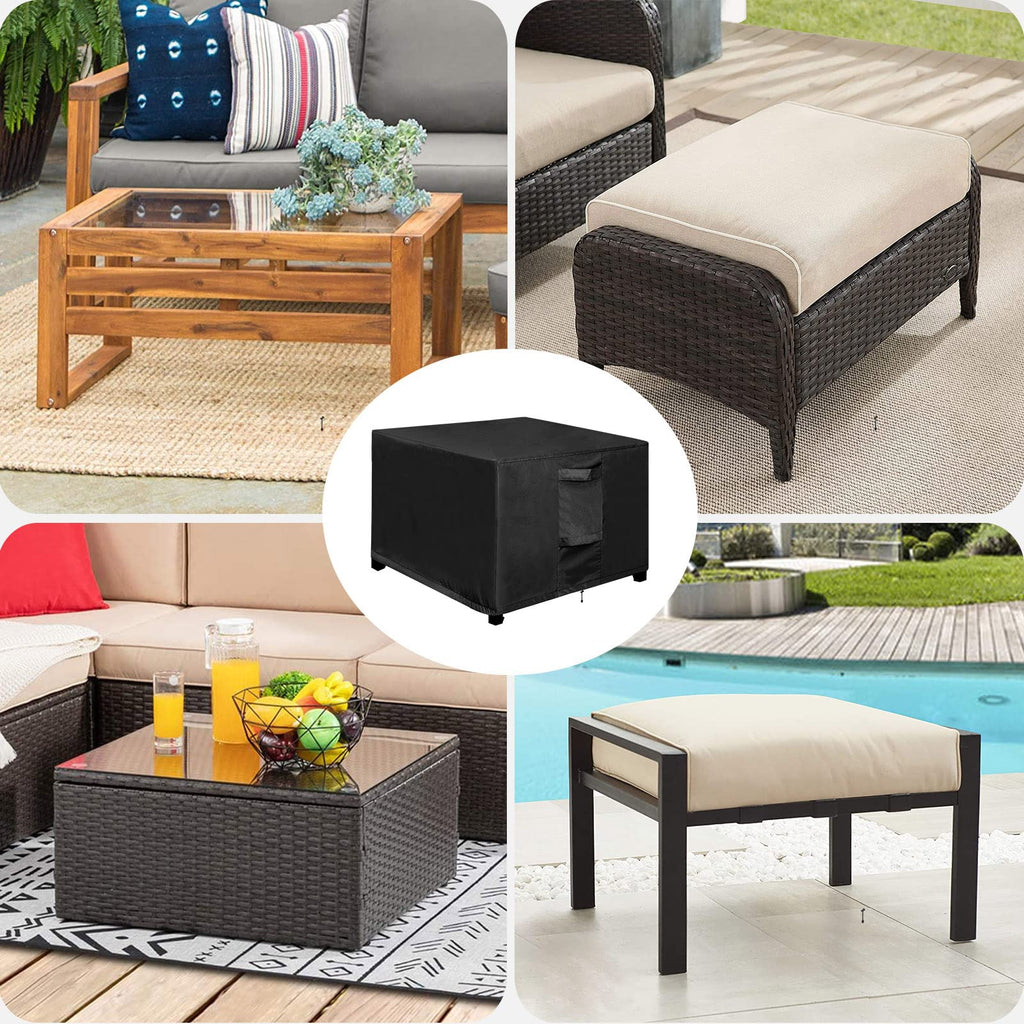 Waterproof Patio Ottoman Covers