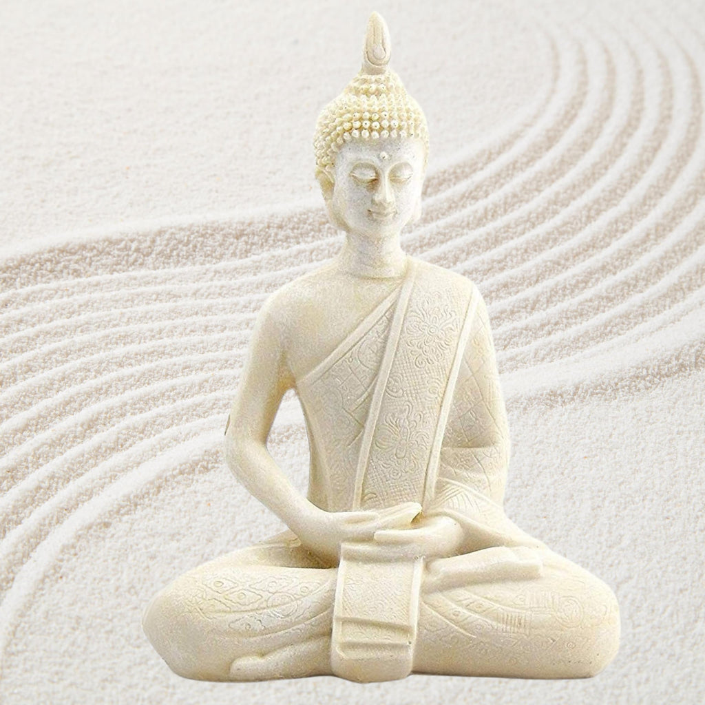 Rustic, Buddha, Statue, Japanese Style, Zen Garden, Sculpture