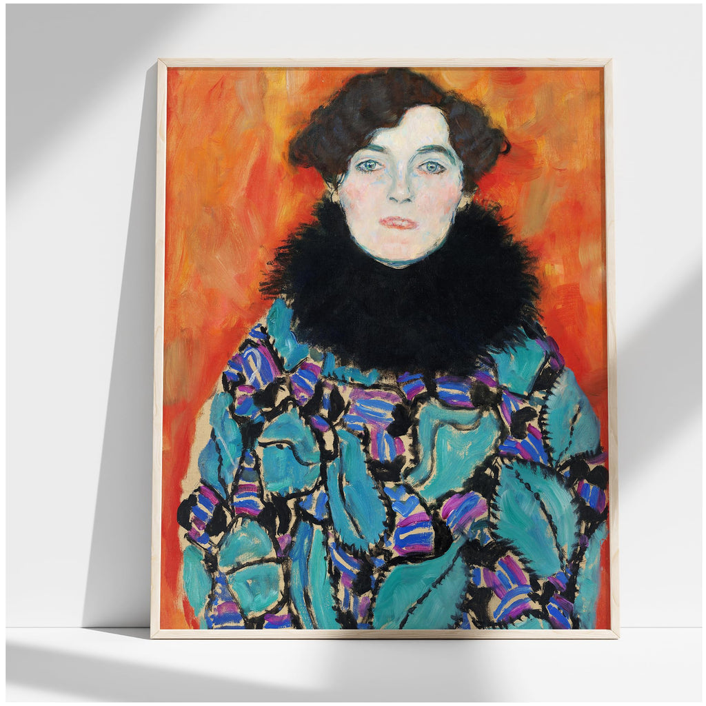 Johanna Staude by Gustav Klimt, Unframed Canvas Poster