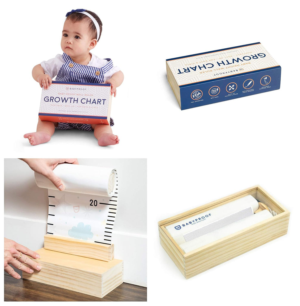 Growth Chart for Kids by Baby Proof - Measuring Height Chart and Kids Decor! Meaningful Memories Through Kid Size