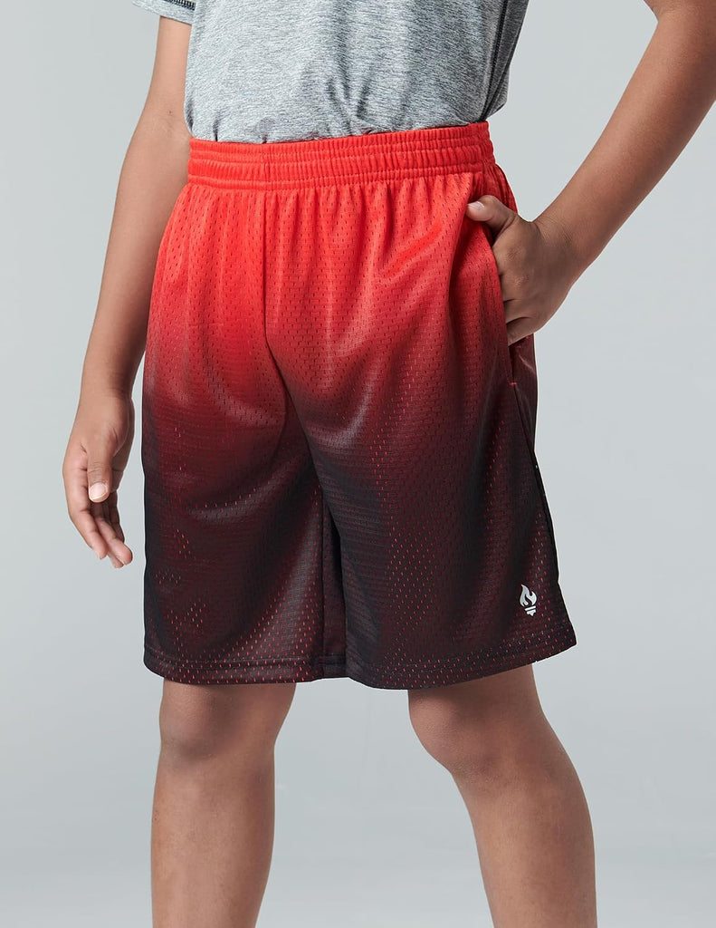 Pro 5 Pack Youth Boys Athletic Mesh Basketball Shorts