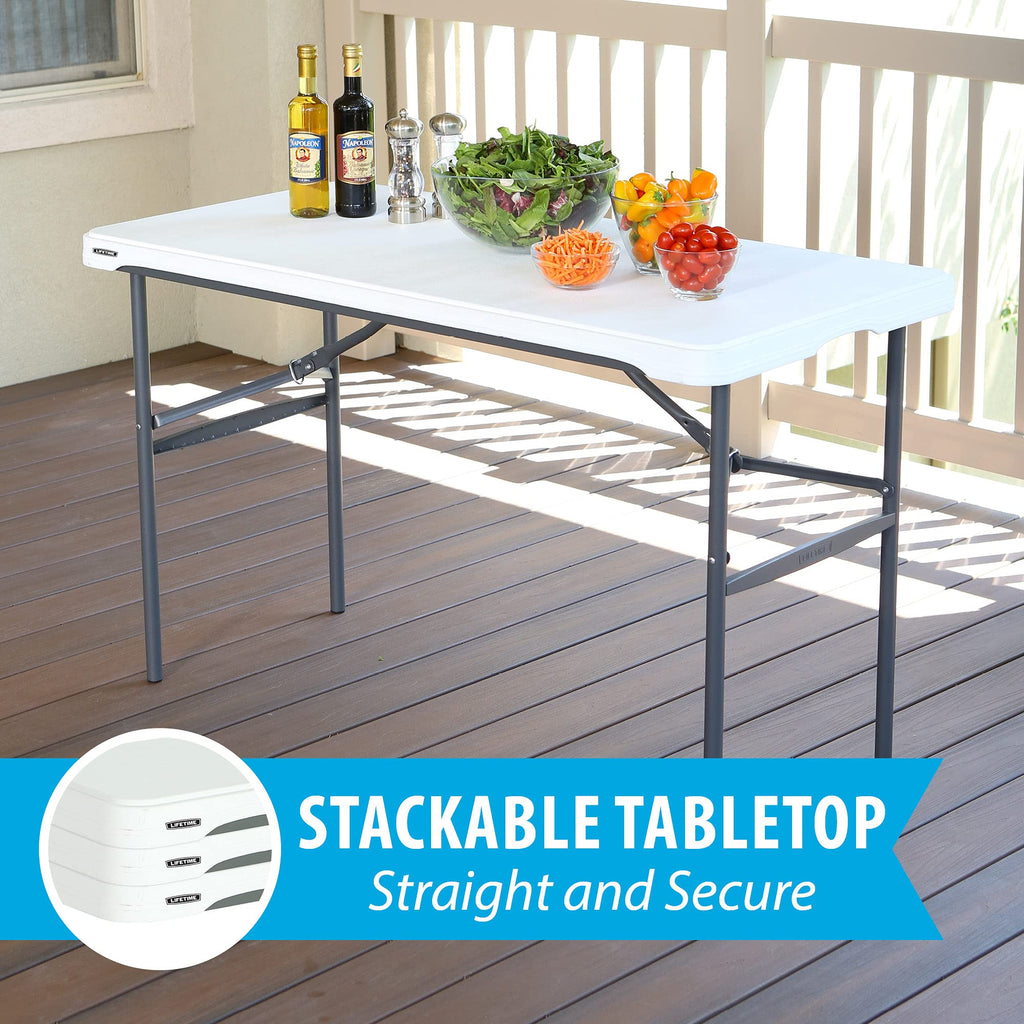 Commercial Nesting Folding Table, 4-Foot