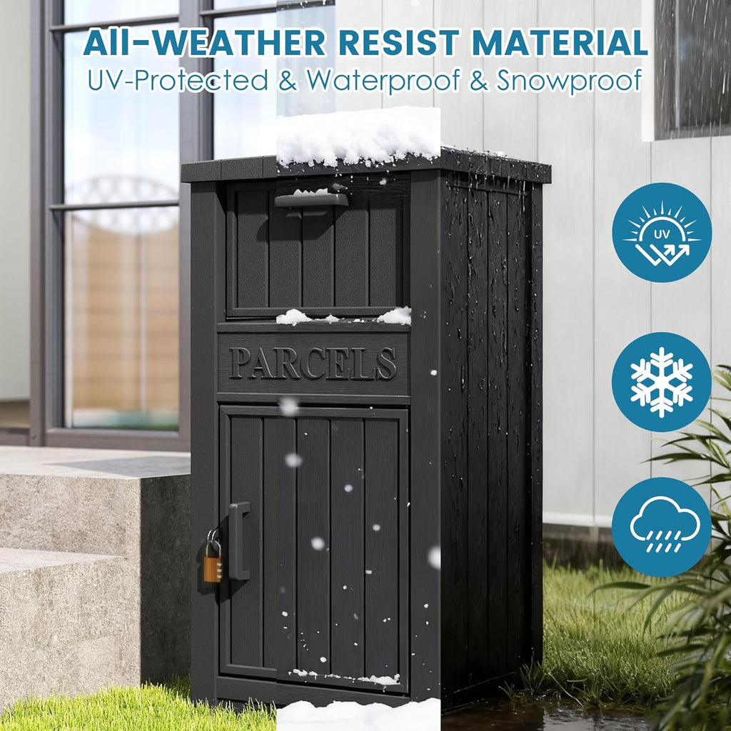 Package Delivery Box Theft Large Parcel Drop Box (60 Gallon)