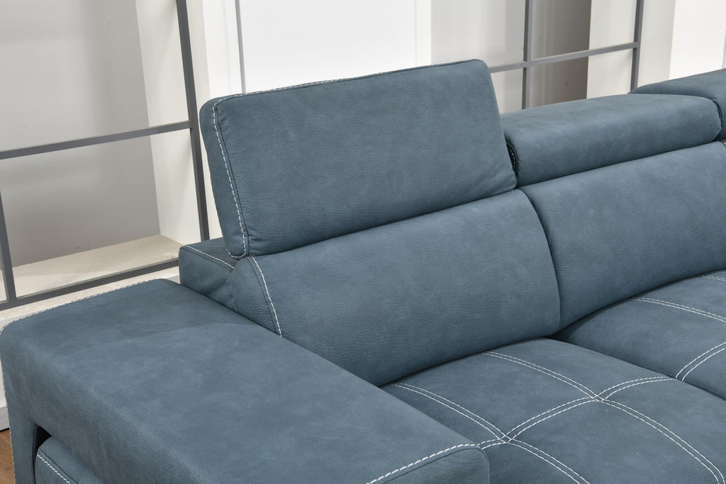 102'' Microfiber L Shaped Sectional Sleeper Sofa Couch with Pullout Bed and Storage Chaise, Convertible Couches with