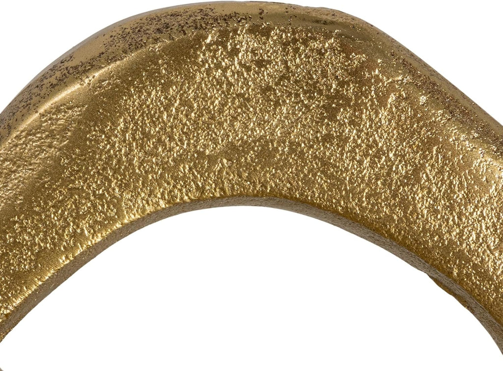Gold Abstract Metal Figurine