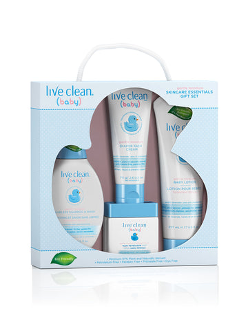 Baby Gentle Moisture Skincare Essentials Gift Set, 4-Piece