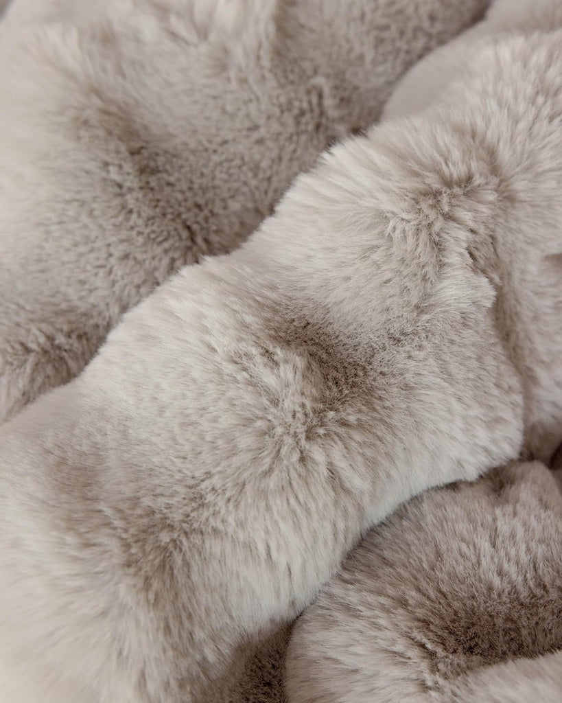 Earth Bubble Cuddle Blanket, Faux Fur Ultra-Soft Luxury Throw Blanket | Comfortably Weighted Design for Lounging or