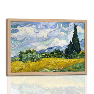 Framed Van Gogh Inspired Wall Art Canvas Painting with Gallery Quality Oil Painting Print Poster Wall Picture Art