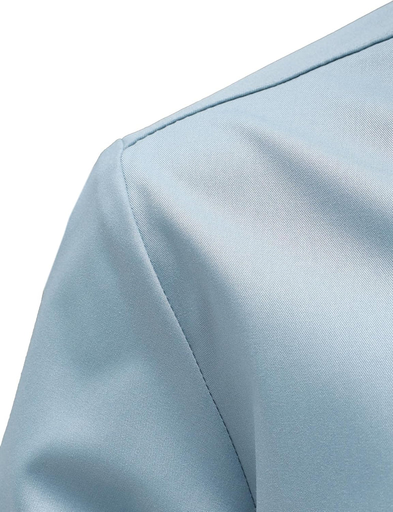 Boys Stretch Dress Shirts Wrinkle Free Long Sleeve Button Down Shirt