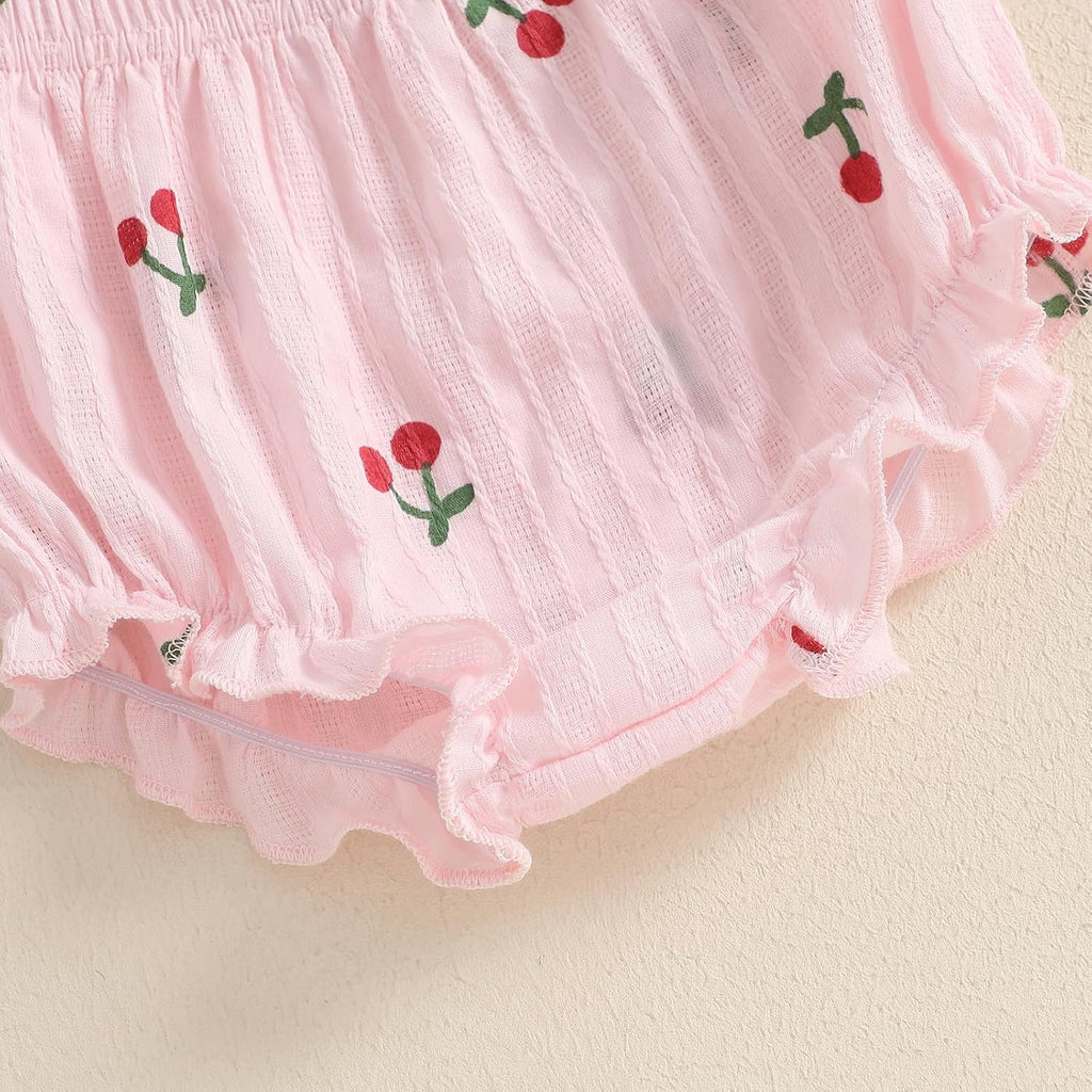 Newborn Baby Girl Clothes Summer Ruffle Tops Floral Bloomers Cute Shorts Set 0 3 6 12 18 Girl Outfits