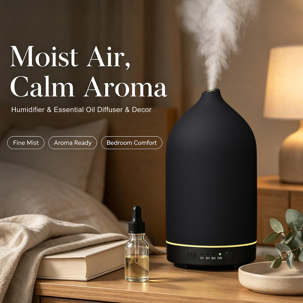 Ceramic Essential Oil Diffuser, Stone Diffuser