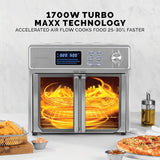 MAXX Air Fryer Oven, 26 Quart 10-in-1 Countertop Toaster Oven & Air Fryer Combo - Fry, Bake, Roast, Rotisserie, & More