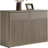 Buffet Cabinet with Storage - Storage Cabinet Sideboard with Doors & Shelves Accent Credenza Buffet Table with 2