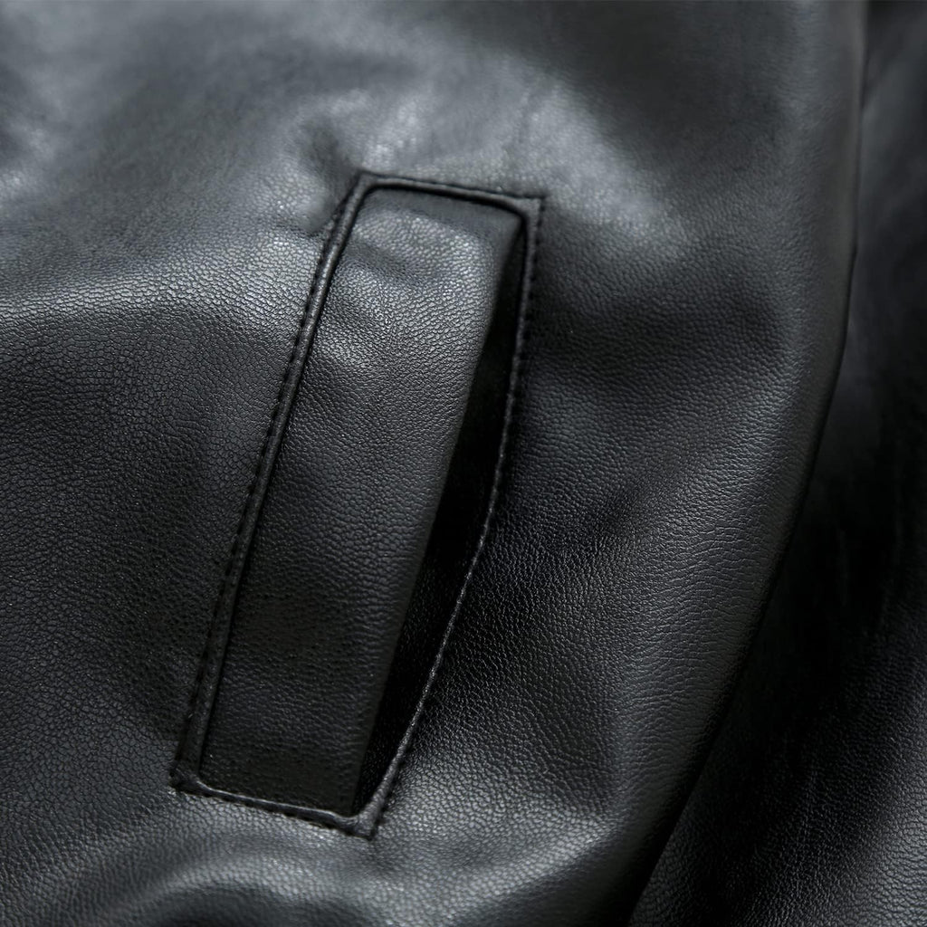 Boys' Outerwear Jackets,Kids Faux Leather Jacket, children's motorcycle Faux leather zipper coat