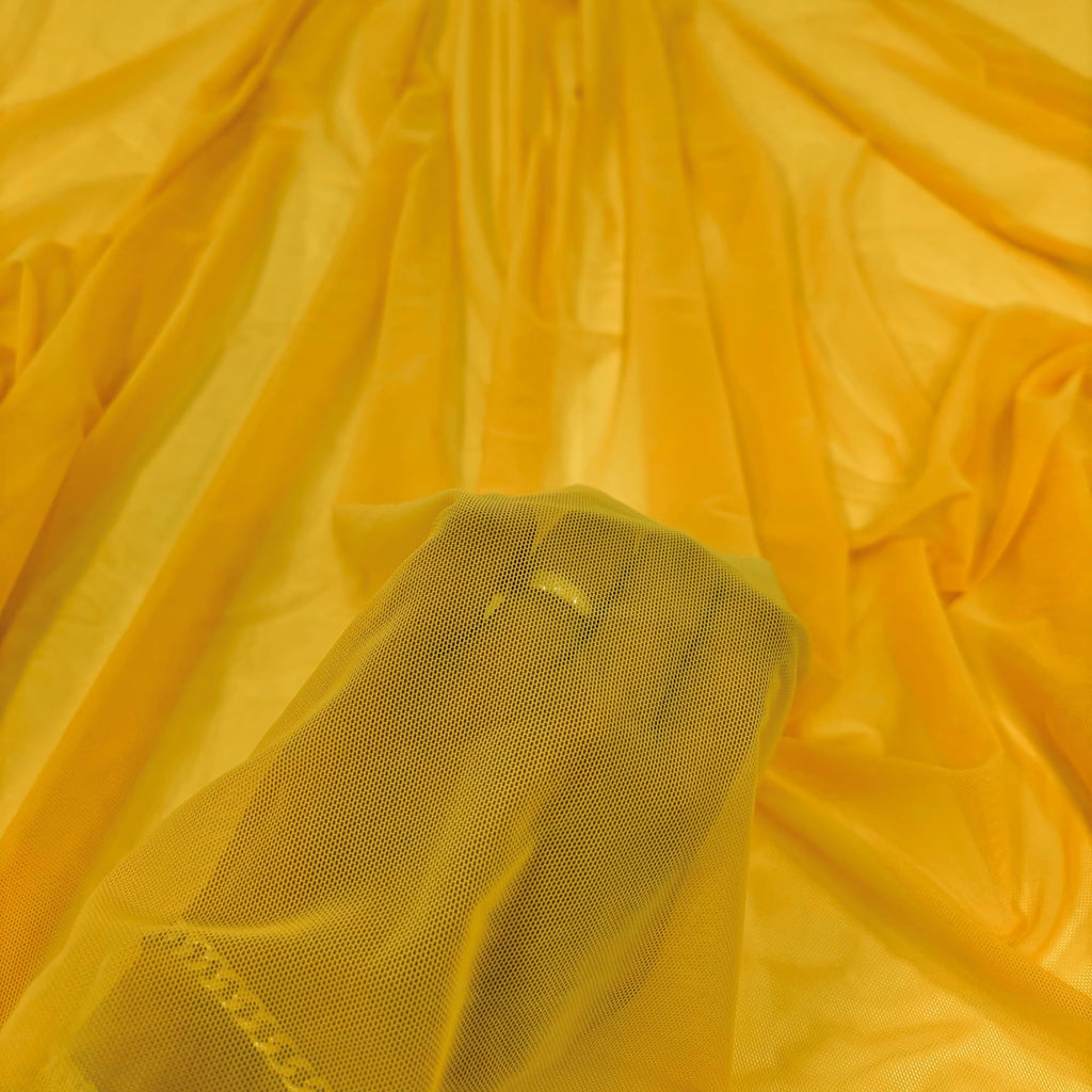 4-Way Stretch Power Mesh Fabric by The Yard - 60" Wide Nylon Spandex Sheer Net - Breathable & Stretchy Mesh Fabric