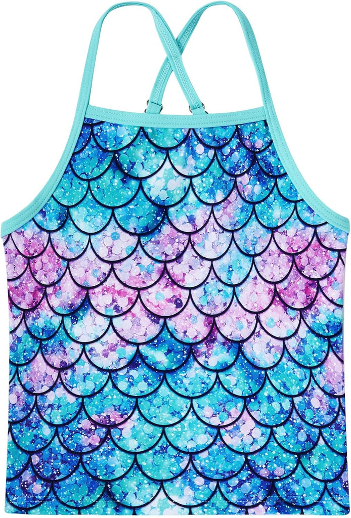 Girls Tankini Swimsuit Two Piece Bathing Suit