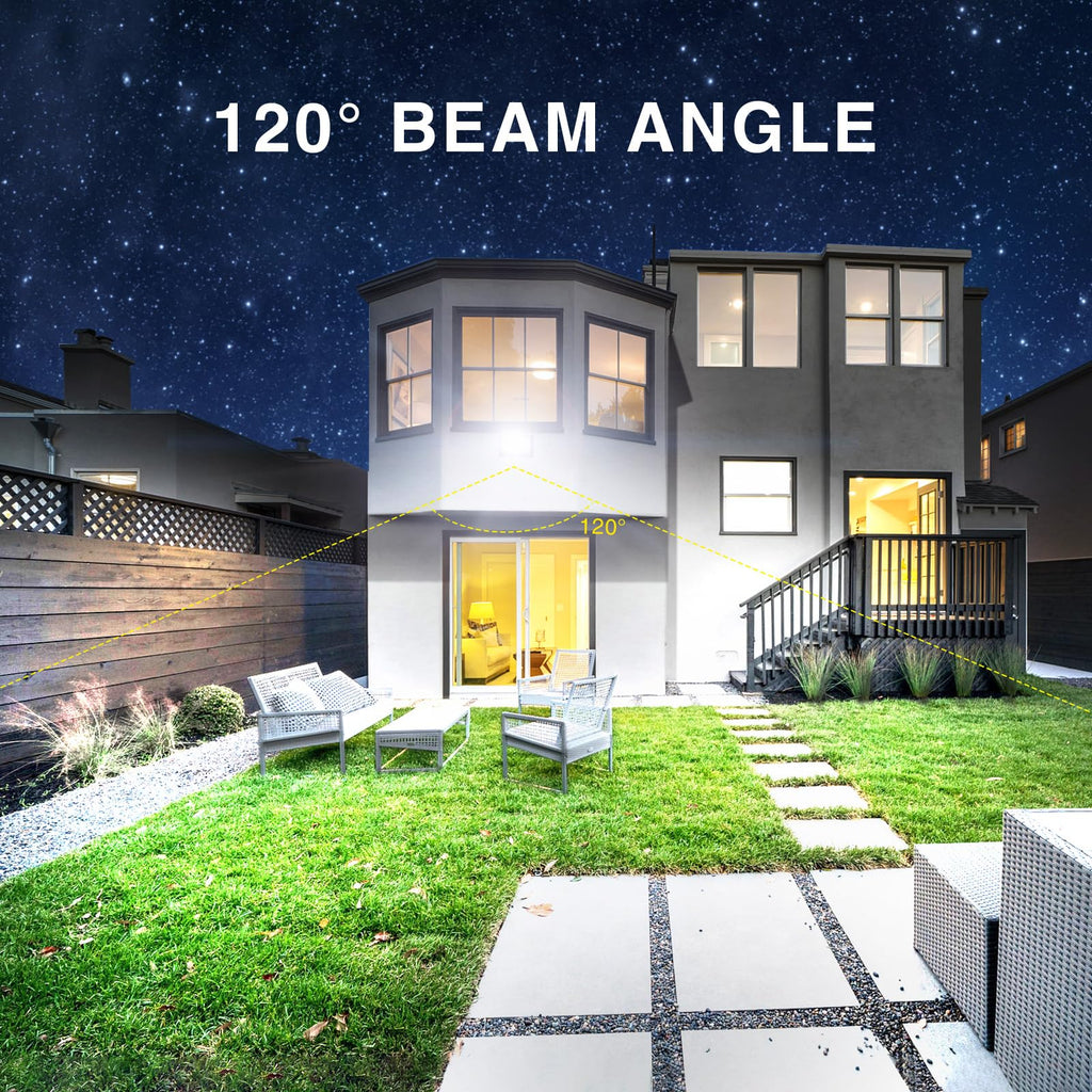 80W LED Flood Lights Outdoor, Super Bright Security Light, 6500K Daylight White, Outdoor Floodlight, IP66