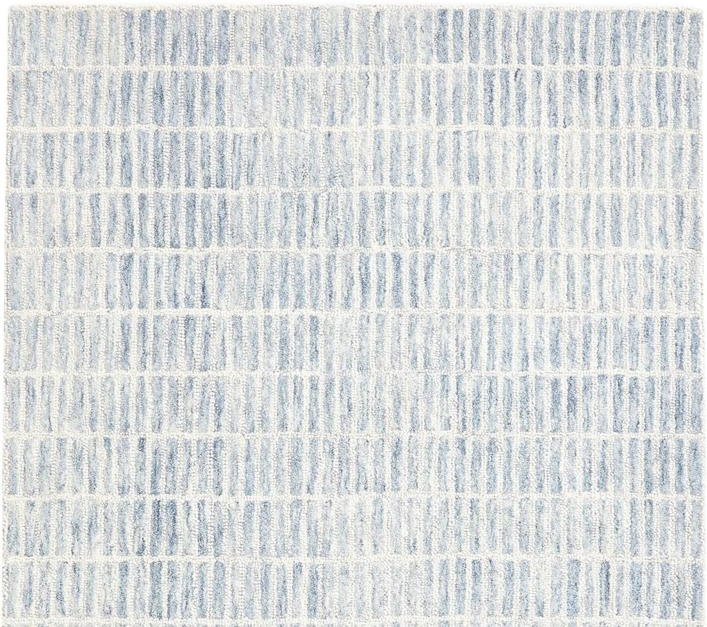 100% Authentic Capitola Tufted Handmade Woolen Area Rug Decor Office Rug (Blue, 12x15 Feet)