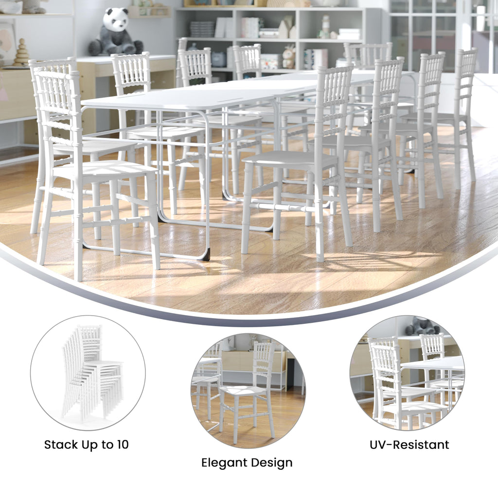 Hercules Series Children's Resin Event Chairs, Commercial/Residential All Occasion Chairs for Kids, 330 lb. Static