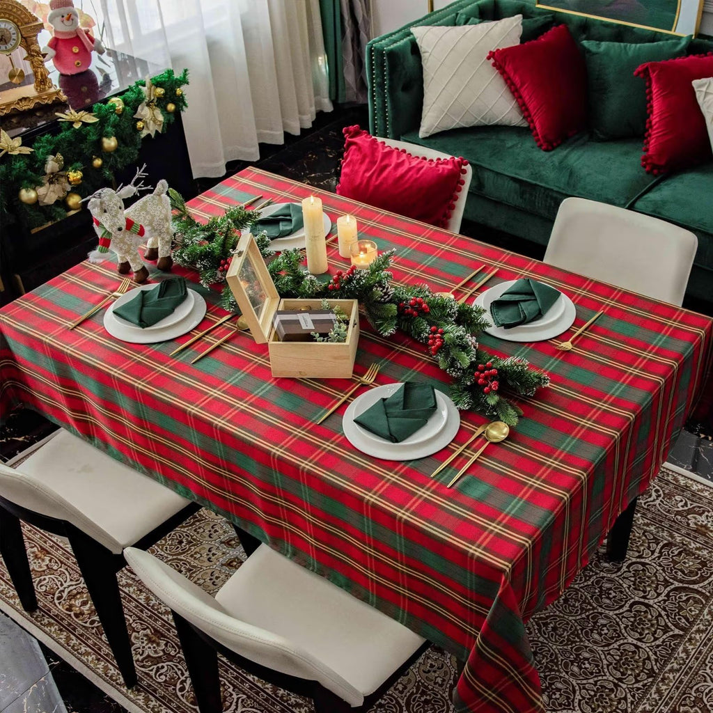 Christmas Rectangle Waterproof Tablecloth 60x84 inch