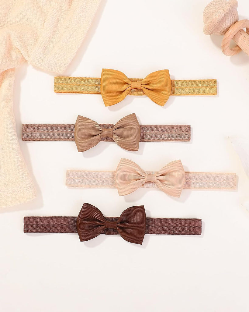 40pcs Baby Girls Bows Headbands Elastic Hairband Ribbon Bow Hair Accessories for Newborns Infants Toddlers and Kids