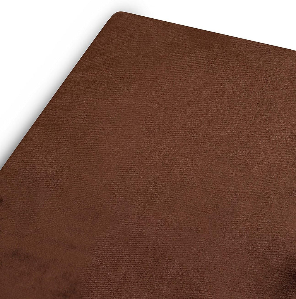 2" Memory Foam Dog Bed | Ultra Soft Plush Pet Bed | Removable Cover | Pet | Crate Bed (34 x 22, Brown)
