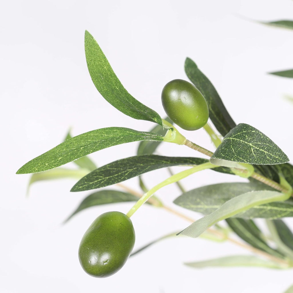 7FT Artificial Olive Tree with Pot Decor Indoor (6FT)