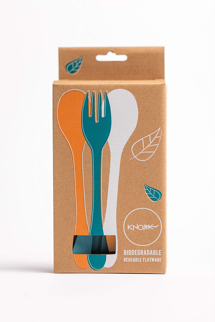 Eco Plant Based 24 Pack Reusable Bamboo Flatware Set (MULTI)