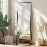 Wall Full Length Mirror,Standing Mirror Full Body,Large Floor for Wall Door Bedroom Bathroom Living Room with