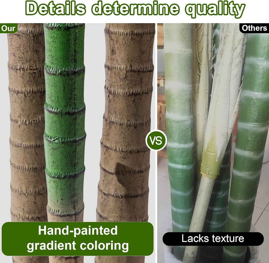 Big Artificial Palm Tree Tall Faux Tropical Trees Indoor Outdoor Realistic Floor Plants Large Fake Plant Living Room