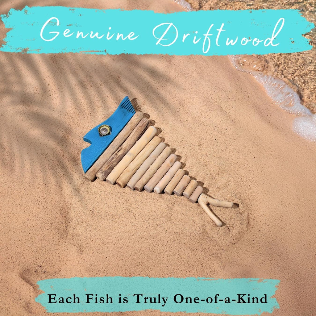 Driftwood Nautical Wall Decororation | Handmade Wooden Rustic Coastal Art