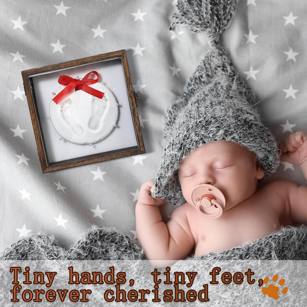 Dogs Paw Prints Kit for Pet Cats Display Case Memorial Shadow Box