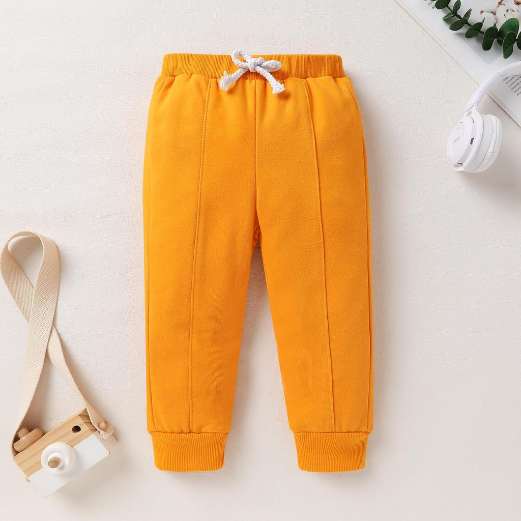 Baby Clothes for Girls Boy Solid Color Hoodie and Sweatpants Fall Winter Outfit Toddler Sweatsuit