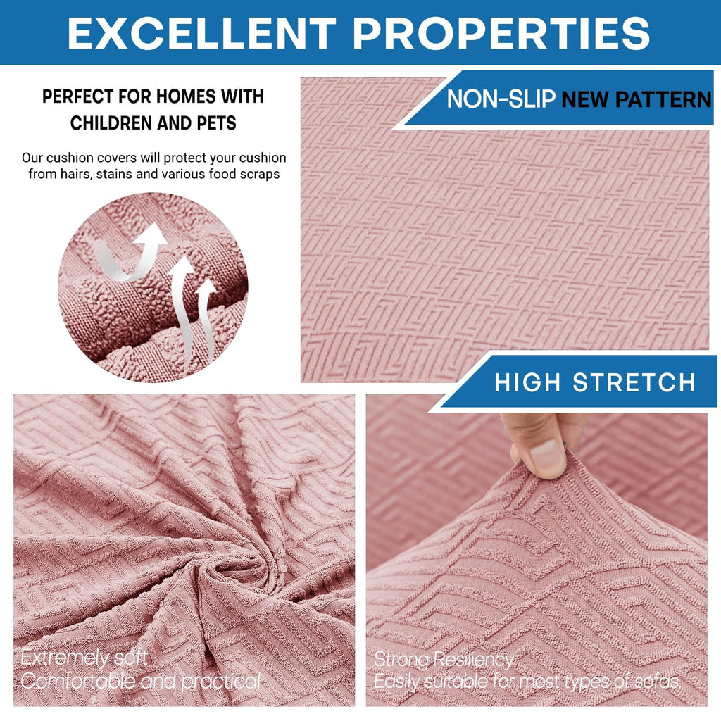 Sectional Couch Covers for L Shaped Chaise Lounge 1 Piece Separate Cushion Couch Universal Replacement Unique Pattern
