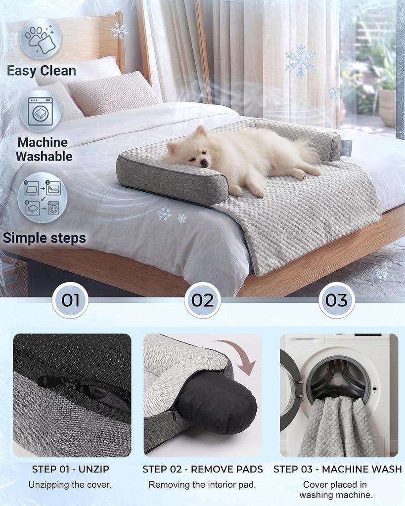 Cooling Dog Bed/Mat for Couch, Medium Size Cooling Mat for Dog