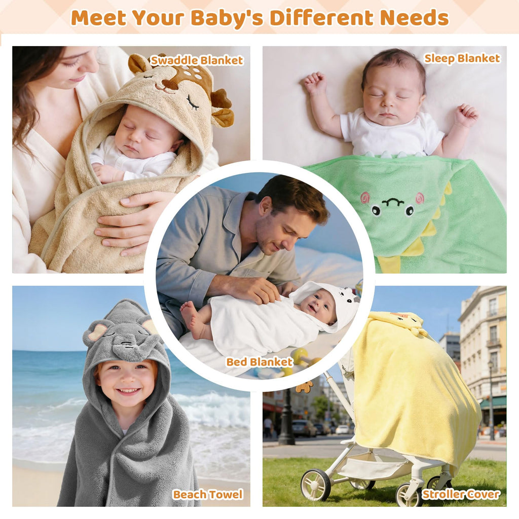 15 PCS Baby Bath Towels Set for Newborn Infant Toddler Essentials