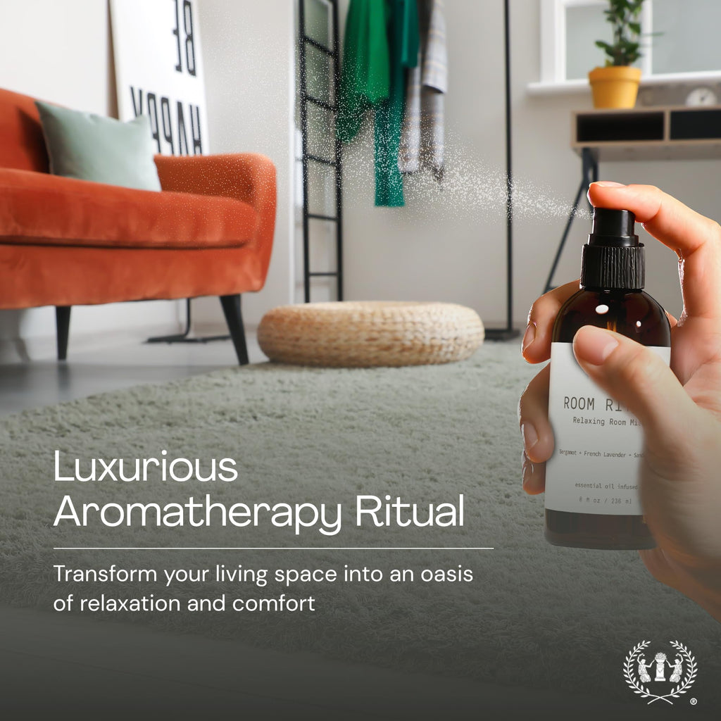 Room Ritual - Aromatic and Relaxing Room Mist, Infused with Natural Essential Oils - 8oz, Cara Orange + Fig +