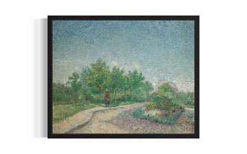 Square Saint by Van Gogh Unframed Wall Art Print Poster, Vintage Landscape Painting Wall Art, Bathroom Decor 122