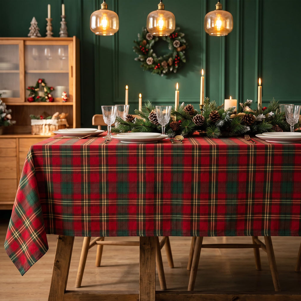Christmas Rectangle Waterproof Tablecloth 60x84 inch